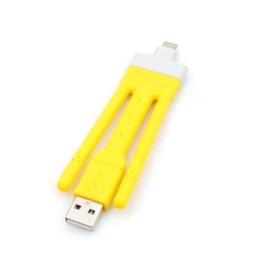 SYSTEM-S - 46100204 - Jaune - 0.1 m - Câble USB SYSTEM-S - 46100204 - Jaune - 0.1 m - Câble USB