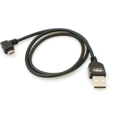 System-S Micro USB 2.0 Kabel - 50cm, Hoekconnector - Data & Opladen System-S Micro USB 2.0 Kabel - 50cm, Hoekconnector - Data & Opladen