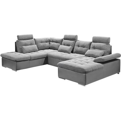 ED EXCITING DESIGN Jakarta U-Form Sofa - U-förmige, Grau ED EXCITING DESIGN Jakarta U-Form Sofa - U-förmige, Grau