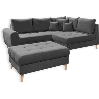 ED EXCITING DESIGN Alice L-Form Sofa - Microvelours ED EXCITING DESIGN Alice L-Form Sofa - Microvelours