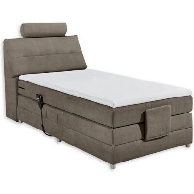 Motorové postel ED EXCITING DESIGN Palermo Braun Microvelours - Boxspringbett Motorové postel ED EXCITING DESIGN Palermo Braun Microvelours - Boxspringbett