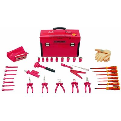 Valigia strumenti Bernstein Tools 8115 VDE - Pelle resistente, Pannello rimovibile Valigia strumenti Bernstein Tools 8115 VDE - Pelle resistente, Pannello rimovibile