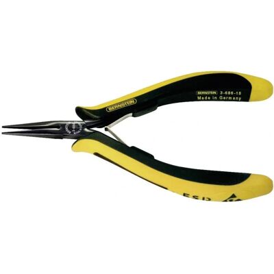 Bernstein Model 3-686-15 Conductive ESD Snipe Nose Pliers - Hand Tool Bernstein Model 3-686-15 Conductive ESD Snipe Nose Pliers - Hand Tool