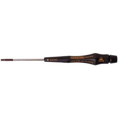 Cacciavite ESD Bernstein Tools - Esagonale interno 2,5mm - 60mm Cacciavite ESD Bernstein Tools - Esagonale interno 2,5mm - 60mm