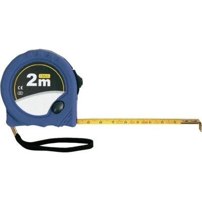 Metro Bernstein Tools - 2 m Acciaio - Custodia in plastica resistente Metro Bernstein Tools - 2 m Acciaio - Custodia in plastica resistente