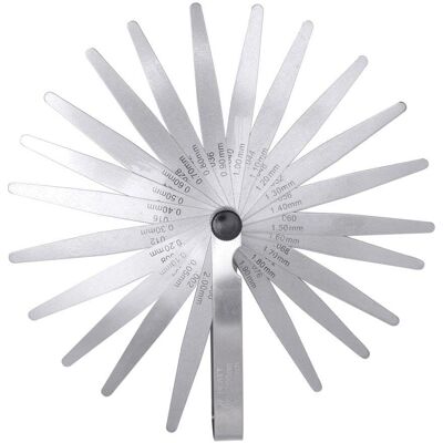 Bernstein Model 7-515 Feeler Gauge - Measuring Tool for Gaps 0.1-2mm Bernstein Model 7-515 Feeler Gauge - Measuring Tool for Gaps 0.1-2mm