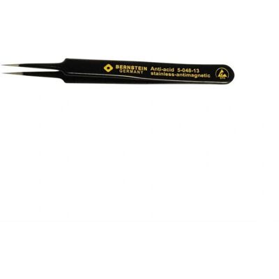 Bernstein 5-048-13 Stainless Steel ESD Precision Tweezers - SMD Tool Bernstein 5-048-13 Stainless Steel ESD Precision Tweezers - SMD Tool
