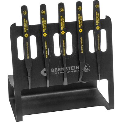 Bernstein Tools 5-090 V Pinzetten-Set - Präzision, ESD, 5 Teile Bernstein Tools 5-090 V Pinzetten-Set - Präzision, ESD, 5 Teile