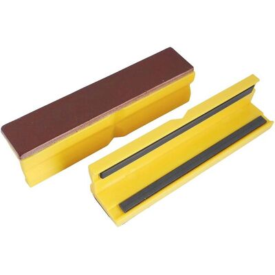 Bernstein Model 9-900-S5125 - Clamping Jaws, Leather/Plastic, 125mm Bernstein Model 9-900-S5125 - Clamping Jaws, Leather/Plastic, 125mm