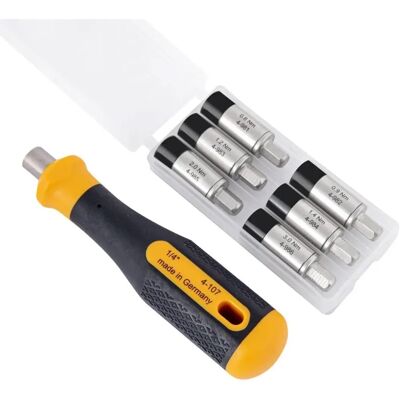 Bernstein Torque Adapter Set - Precise 0.6-3.0Nm for 1/4" Bits Bernstein Torque Adapter Set - Precise 0.6-3.0Nm for 1/4" Bits