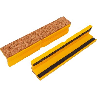 Bernstein Back Cork Plastic 150mm Yellow - Clamp Protection Pads Bernstein Back Cork Plastic 150mm Yellow - Clamp Protection Pads