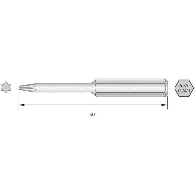 Bernstein Werkzeuge TX10-50 Stahl Torx-Bits - Werkzeuge Bernstein Werkzeuge TX10-50 Stahl Torx-Bits - Werkzeuge