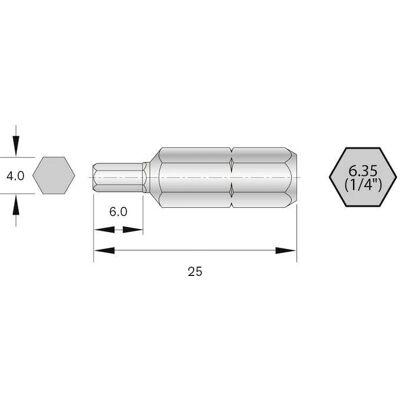 Bernstein Werkzeuge für Elektronik 6-HX40-25 Sechskant-Set - Werkzeuge Bernstein Werkzeuge für Elektronik 6-HX40-25 Sechskant-Set - Werkzeuge