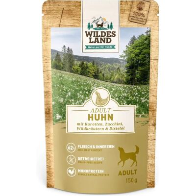 Wildes Land Classic Vuxen Kyckling - Naturligt Hundfoder Wildes Land Classic Vuxen Kyckling - Naturligt Hundfoder