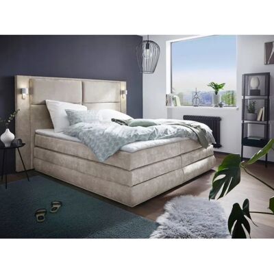 COLLECTION AB Copenhagen Microfaser LED Boxspringbett - Boxspringbett COLLECTION AB Copenhagen Microfaser LED Boxspringbett - Boxspringbett