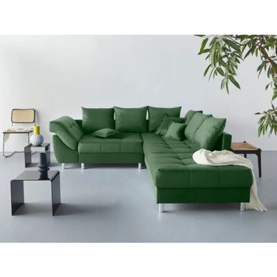 COLLECTION AB Innsbruck Mikrofaser Velours Ecksofa - Sofa-Set COLLECTION AB Innsbruck Mikrofaser Velours Ecksofa - Sofa-Set