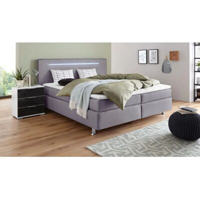 Collection AB Graues Boxspringbett - 180x200cm - Modernes Design Collection AB Graues Boxspringbett - 180x200cm - Modernes Design