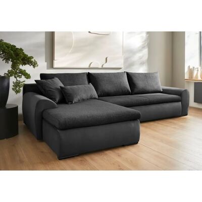 HOME AFFAIRE Win L-Form Sofa - L-förmige, mit Bettfunktion, Stoff HOME AFFAIRE Win L-Form Sofa - L-förmige, mit Bettfunktion, Stoff