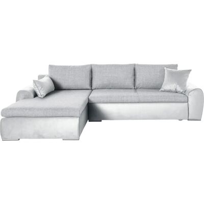 Home affaire Win L-Form Sofa - Grau, mit Stauraum Home affaire Win L-Form Sofa - Grau, mit Stauraum
