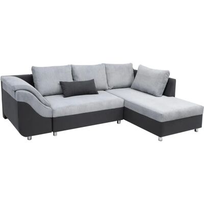 Collection AB Sally L-Form Sofa - Microfaser, Grau Collection AB Sally L-Form Sofa - Microfaser, Grau