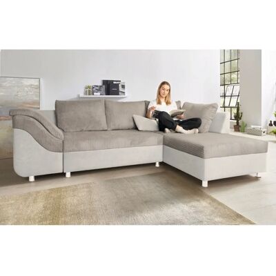 Collection AB Sally L-Form Beige Sofa - Sofa Collection AB Sally L-Form Beige Sofa - Sofa
