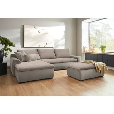 Home affaire Win L-Form Sofa - Modular, mit Bettfunktion, 6 Sitze Home affaire Win L-Form Sofa - Modular, mit Bettfunktion, 6 Sitze