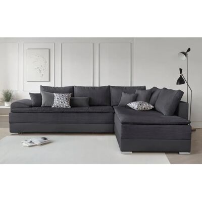 INOSIGN Night & Day L-Form Sofa - Wendemöbel, Schwarz, Modernes Design INOSIGN Night & Day L-Form Sofa - Wendemöbel, Schwarz, Modernes Design