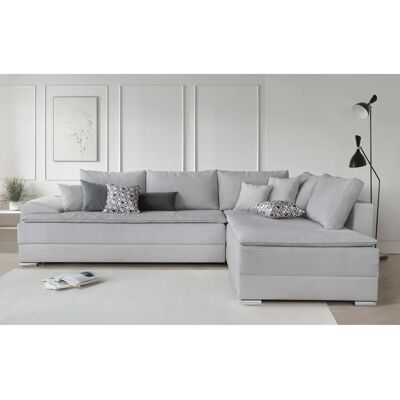 INOSIGN Nacht & Tag L-Form Couch - Grau - Schlafsofa INOSIGN Nacht & Tag L-Form Couch - Grau - Schlafsofa