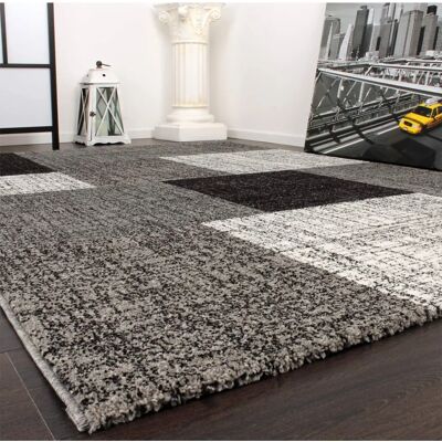 PACO HOME Tappeto Moderno - Grigio, Design, 80x150cm - Tappeto PACO HOME Tappeto Moderno - Grigio, Design, 80x150cm - Tappeto