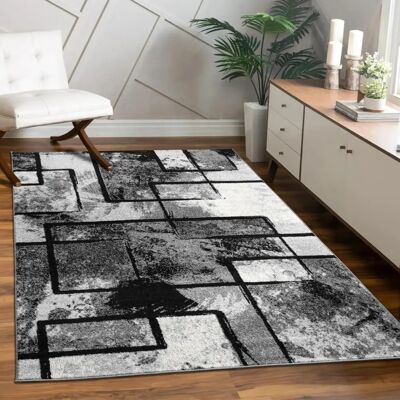 PACO HOME Mondial 101 Tapis - Design Moderne Abstrait - Publicité PACO HOME Mondial 101 Tapis - Design Moderne Abstrait - Publicité