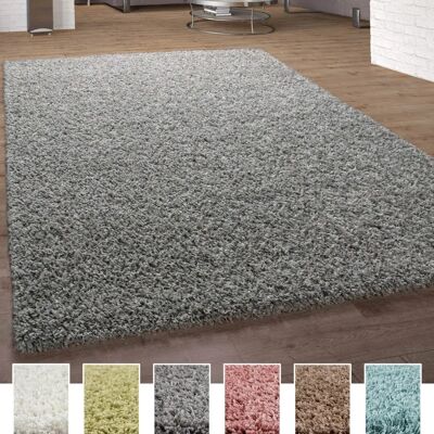 Paco Home Grau Brillante Hochflor-Teppich - Teppichart Paco Home Grau Brillante Hochflor-Teppich - Teppichart