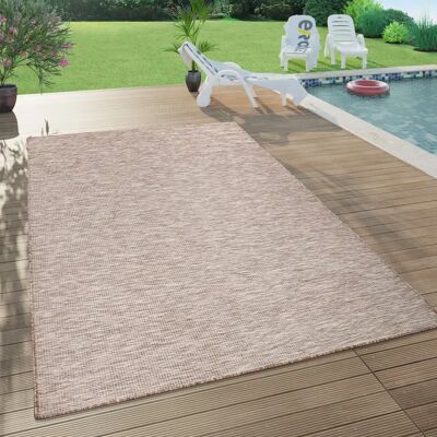 Tappeto Beige per interno ed esterno - 80x150 cm - Paco Home Tappeto Beige per interno ed esterno - 80x150 cm - Paco Home