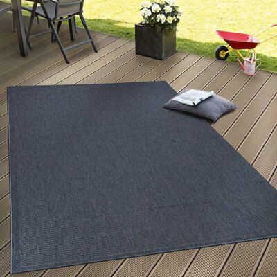 PACO HOME Timber 125 Outdoor Teppich - Rechteckig, Blau PACO HOME Timber 125 Outdoor Teppich - Rechteckig, Blau