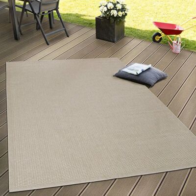 PACO HOME Timber 125 Beige - Outdoor Teppich PACO HOME Timber 125 Beige - Outdoor Teppich