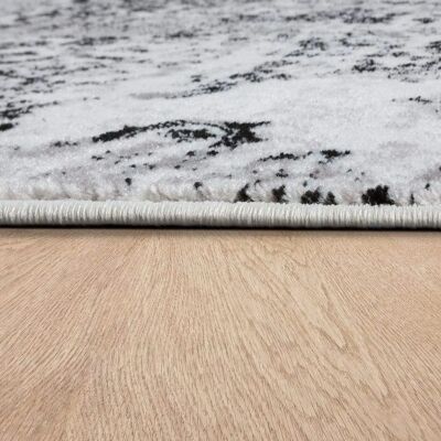 PACO HOME - Tappeto Vintage - 60x100 cm - Bianco e Nero PACO HOME - Tappeto Vintage - 60x100 cm - Bianco e Nero