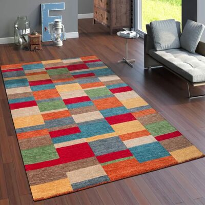 Paco Home Handgefertigte Kurzflor Ethnischer Geometrischer Teppich Paco Home Handgefertigte Kurzflor Ethnischer Geometrischer Teppich