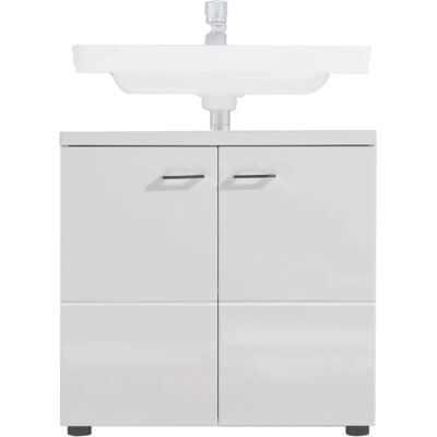 Meuble de salle de bain blanc Nightlife de TRENDTEAM - Armoire de salle de bain Meuble de salle de bain blanc Nightlife de TRENDTEAM - Armoire de salle de bain