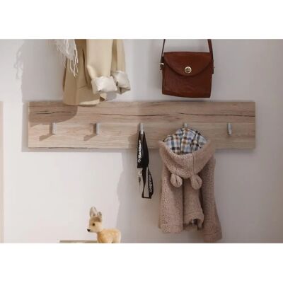 TRENDTEAM Malea Wandgarderobe - 88cm, 5 Haken, Holzoptik TRENDTEAM Malea Wandgarderobe - 88cm, 5 Haken, Holzoptik