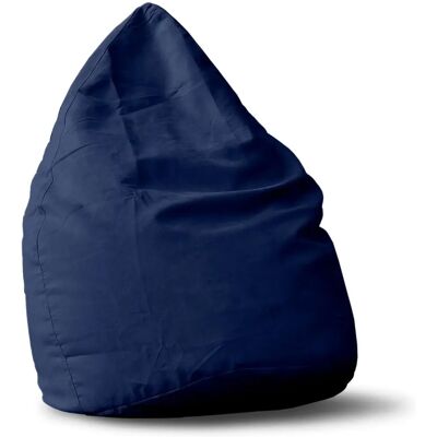 Lumaland - Luxury XL Sitzsack - Bleu foncé - Bean bag chair - Publicité Lumaland - Luxury XL Sitzsack - Bleu foncé - Bean bag chair - Publicité