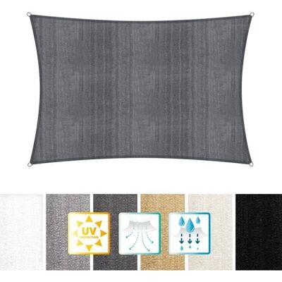 LUMALAND Tenda Solare - Protezione UV - 2x3m - Grigio Scuro LUMALAND Tenda Solare - Protezione UV - 2x3m - Grigio Scuro