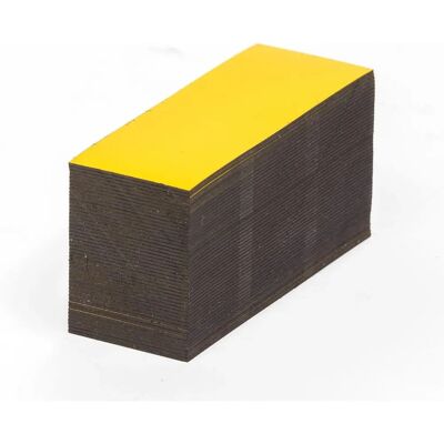 Etiquetas magnéticas Kaiserkraft - 20 x 80 mm, Amarillo, 100 unidades - Almacén Etiquetas magnéticas Kaiserkraft - 20 x 80 mm, Amarillo, 100 unidades - Almacén
