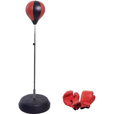 HOMCOM Set de Punching Ball Réglable - Équipement d'Entraînement de Boxe - Publicité HOMCOM Set de Punching Ball Réglable - Équipement d'Entraînement de Boxe - Publicité