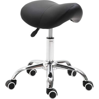 HOMCOM - Sattelhocker - Musta - Height-adjustable - Saddle stool HOMCOM - Sattelhocker - Musta - Height-adjustable - Saddle stool