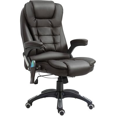 HOMCOM Braun Massagesessel mit Wärme & Vibration HOMCOM Braun Massagesessel mit Wärme & Vibration