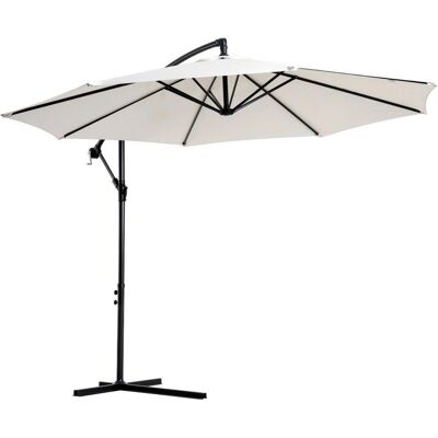Outsunny Stalowa Ośmiokątna Parasol - 3x2,5m Outsunny Stalowa Ośmiokątna Parasol - 3x2,5m