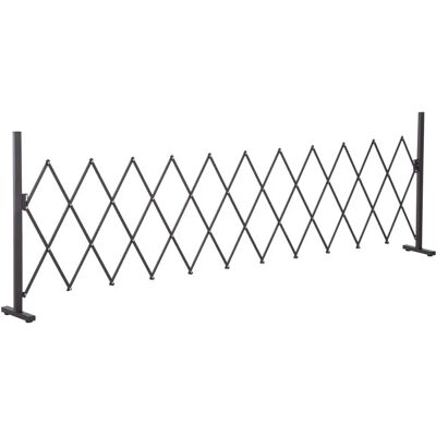 Outsunny Verstellbarer Gartengitter - Braun - Gartenzaun Outsunny Verstellbarer Gartengitter - Braun - Gartenzaun