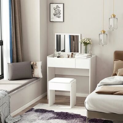 HOMCOM - Schminktisch - Weiß - Dressing table HOMCOM - Schminktisch - Weiß - Dressing table
