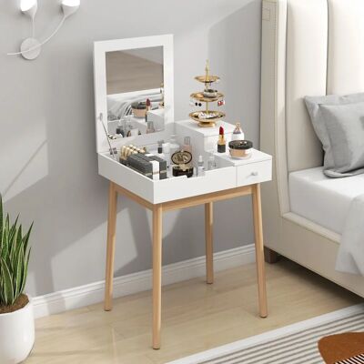 HOMCOM - Frisiertisch - Weiß - Makeup table HOMCOM - Frisiertisch - Weiß - Makeup table