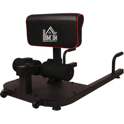 HOMCOM Sissy Squat Multifunktionaler Kniebeugentrainer - 3 in 1 - Schwarz HOMCOM Sissy Squat Multifunktionaler Kniebeugentrainer - 3 in 1 - Schwarz