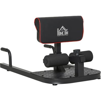 HOMCOM Sissy Squat Monitoiminen polviväline - 3 in 1 - Musta HOMCOM Sissy Squat Monitoiminen polviväline - 3 in 1 - Musta